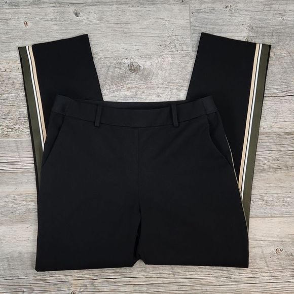 H&M Side Stripe Cigarette Trousers - Picture 1 of 5